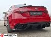 Dyfuzor zderzaka, rear diffuser CADAMURO Alfa Romeo Giulia Veloce / Quadrifoglio style czarny
